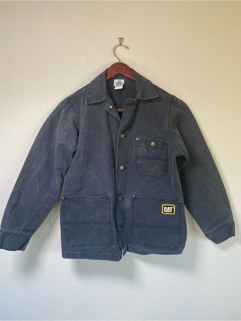 Vintage CAT Caterpillar Canvas Chore Coat Made in USA